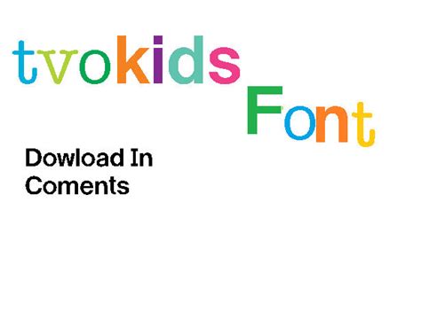 tvokids font.